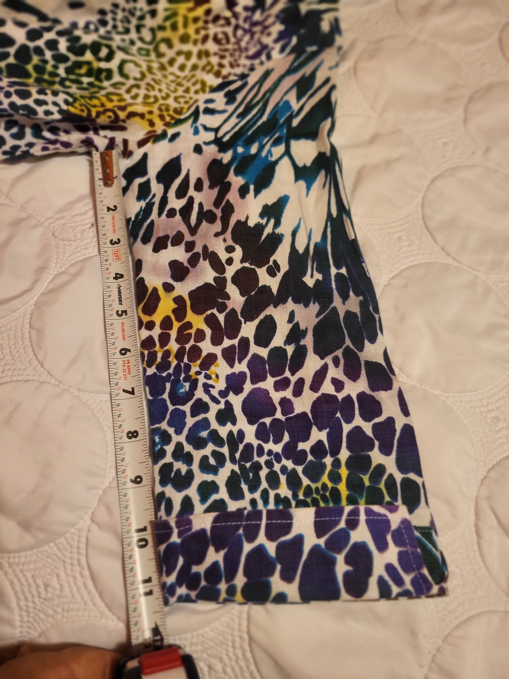Richard Malcom Women’s Multicolor Animal-Print Button Front Shirt - Picture 8 of 13